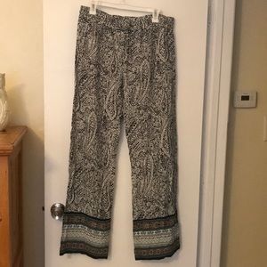 Boho wide leg pants